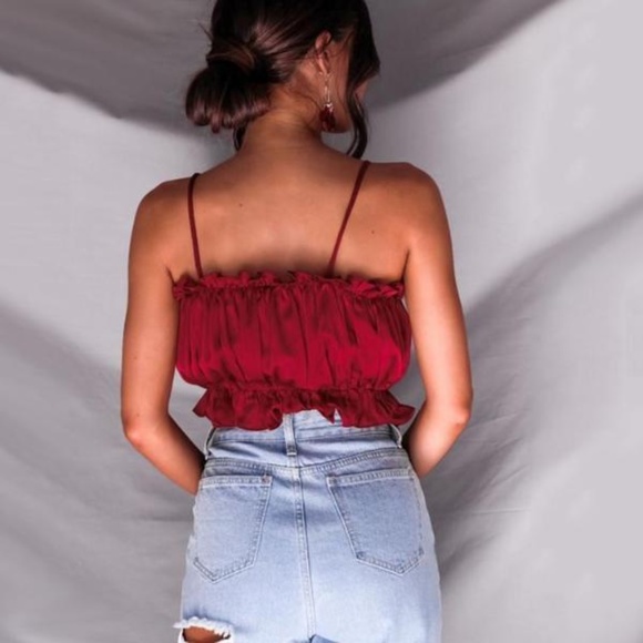 Natalie Ruffle Top-Sincere Sally - Picture 2 of 4